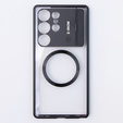 Etui Magnetyczne do Samsung Galaxy S23 Ultra 5G, Aroma Hybrid, czarne 