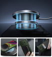 Etui pancerne do iPhone 13 / iPhone 14, Dexnor CamProtect MagSafe, zielone (Dwie ramki)