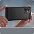 Etui do Xiaomi Redmi Note 12 5G / POCO X5 5G, Karbon, czarne