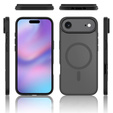 Etui Matt Case do iPhone 17 Air, do MagSafe, półprzezroczyste czarne