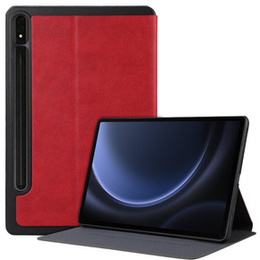 Etui do Samsung Galaxy Tab S9 FE+ Plus, Smartcase z miejscem na rysik, czerwone