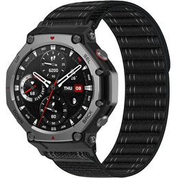 Nylonowy pasek do Amazfit T-Rex 3 z konektorem PC – czarny