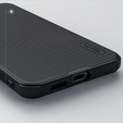 Etui NILLKIN do Samsung Galaxy S25, Frosted Shield, do MagSafe, czarne