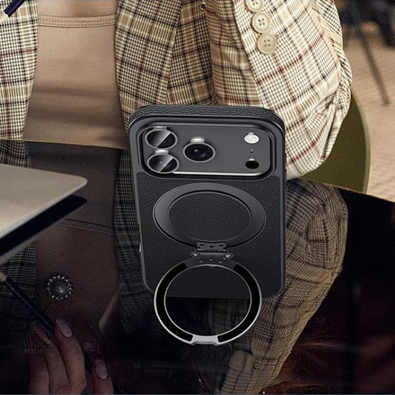 Skórzane etui z podstawką MagSafe do iPhone 17 Pro Max