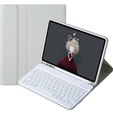Etui z klawiaturą bluetooth do iPad 11" 2025 A16 (11 gen.) / iPad 10.9" 2022 (10 gen.), Szare
