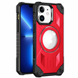 Etui do iPhone 11, Heavy Duty, do MagSafe, czerwone
