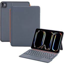 Wszechstronne etui z klawiaturą Bluetooth do iPad 11" 2025 A16 (11 gen.) / iPad 10.9" 2022 (10 gen.) – czarne