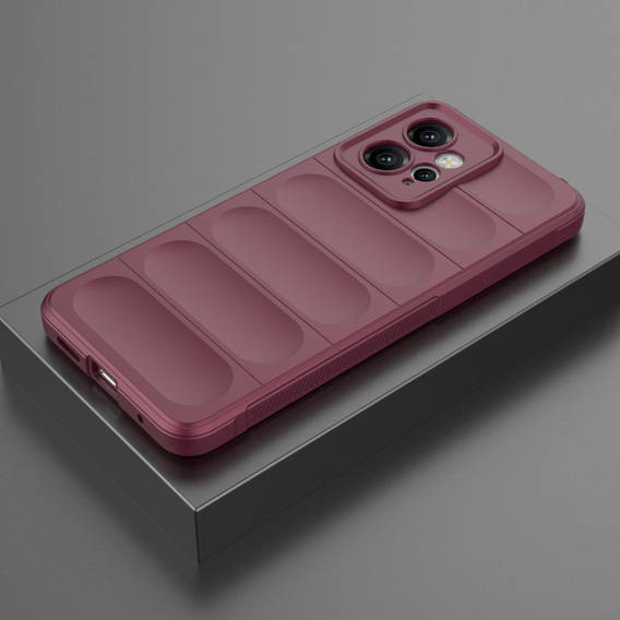 Etui do Xiaomi Redmi Note 12 4G, Gaming Shockproof, bordowe