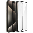 2x Szkło Hybrydowe Ceramic ERBORD do iPhone 15 Pro – elastyczna i trwała ochrona ekranu