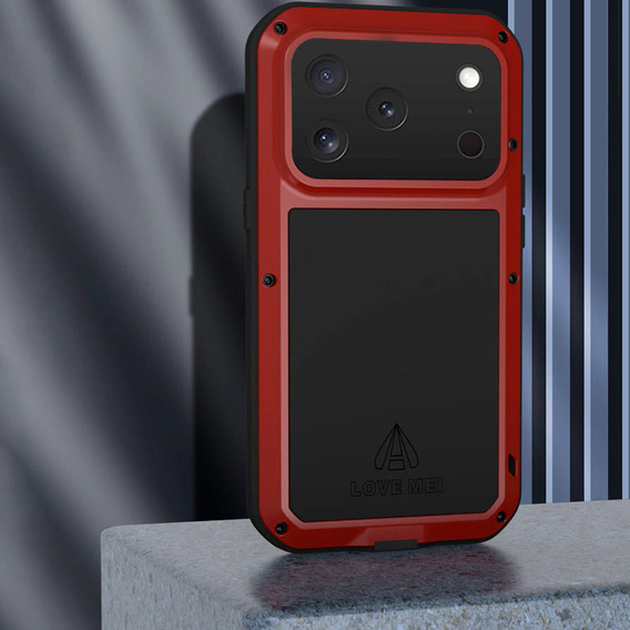 Pancerne etui ze szkłem hartowanym do iPhone 17 Pro Max