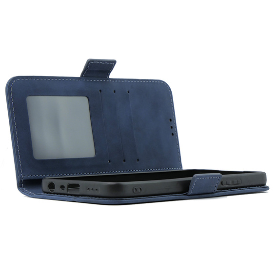 Etui z klapką do Oppo A38 4G / Oppo A18 4G, Card Slot, niebieskie