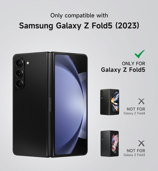 Etui Suritch Full Body z podstawką i uchwytem na rysik do Samsung Galaxy Z Fold5