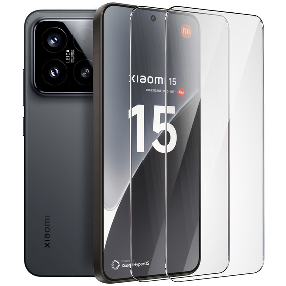 2x Szkło Hartowane ERBORD 9H Hard Glass do Xiaomi 15 – codzienna ochrona w eleganckim wydaniu