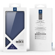 Etui Dux Ducis do iPhone 17 Pro Max, Skin X Pro,  z klapką, do MagSafe, granatowe