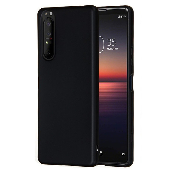 Etui do Sony Xperia 1 II, Silicone Lite, czarne