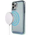 Etui do iPhone 14 Pro Max Carbon Slim Case Obudowa, Niebieskie