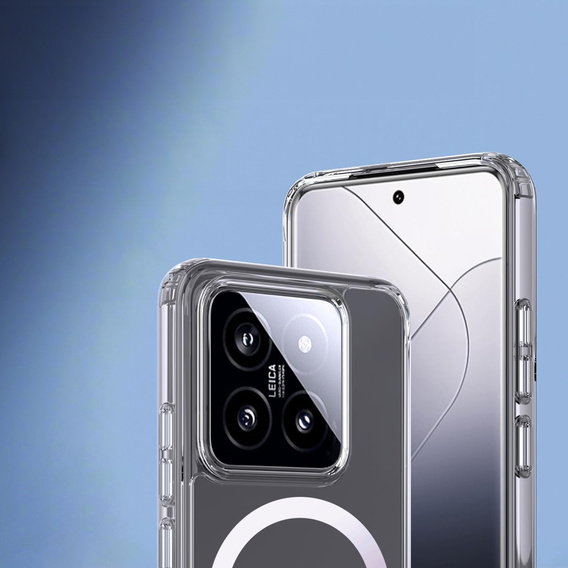 Etui do Xiaomi 14T Pro, Fusion Hybrid, do MagSafe, przezroczyste