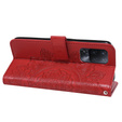 Etui z klapką do Oppo Reno5 Z / A94 / A95 5G, Mandala, czerwone