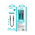 BWOO Adapter AUX 3.5mm - Lightning, czarny