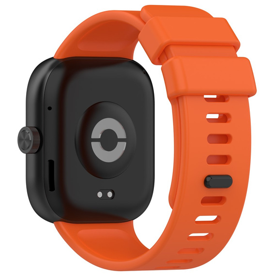 Pasek Silikonowy do Xiaomi Redmi Watch 4 / Xiaomi Smart Band 8 Pro / Xiaomi Smart Band 9 Pro, Pomarańczowy