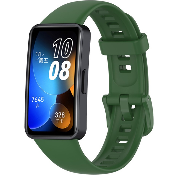 4x Pasek Silikonowy do Huawei Band 8 / Huawei Band 9 / Huawei Band 10, Czarny, Granatowy, Zielony, Niebieski