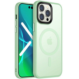 Etui do iPhone 14 Pro Max, Simple MagSafe, jasnozielone