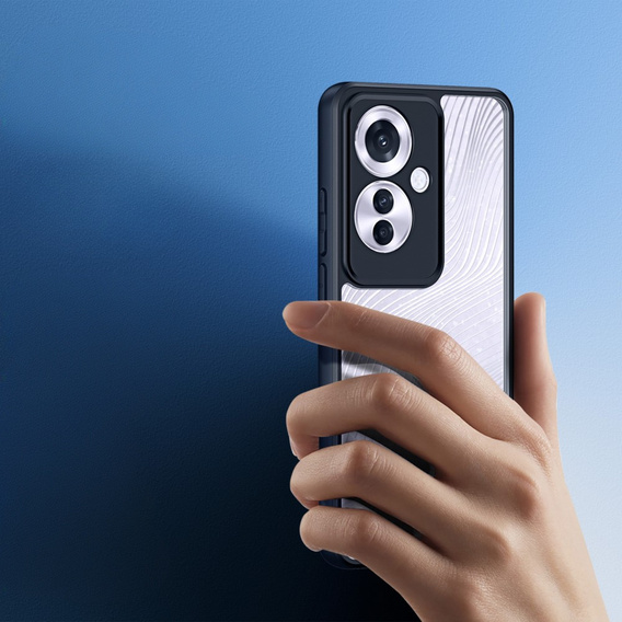 Etui DuxDucis do Oppo Reno 11F 5G, Aimo case, przezroczyste / czarne
