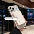 Etui magnetyczne z kwiatowym, laserowym wzorem do iPhone 16 Pro