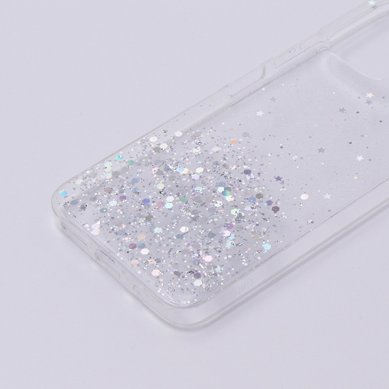 Etui do Xiaomi Redmi 12, Glittery, przezroczyste