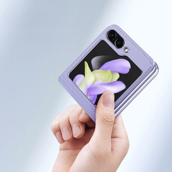 Etui Dux Ducis do Samsung Galaxy Z Flip5 5G, Bril, fioletowe