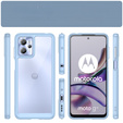 Etui do Motorola Moto G13 / G23, Fusion Hybrid, przezroczyste / niebieskie