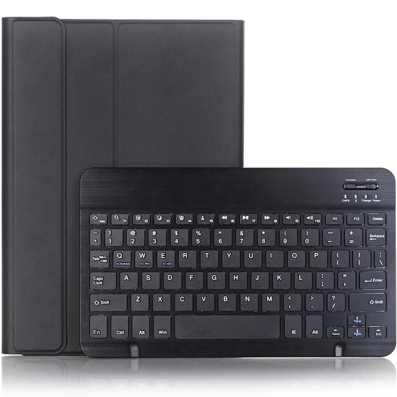Etui z klawiaturą do Samsung Galaxy Tab S9, Leather Pen Slot, czarne