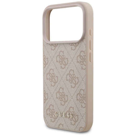 Etui GUESS 4G Metal Gold Logo do iPhone 17 Pro