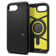 Etui Spigen do iPhone 16E, Tough Armor Mag MagSafe, czarne + Szkło Hartowane 9H