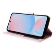 Etui z klapką do Galaxy A56 – żółte stokrotki, ochrona RFID, kieszenie na karty i banknoty