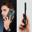 Etui do iPhone 11 Pro, do MagSafe, ERBORD Matt Case, zielony + Szkło na ekran