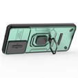 Etui do Realme C67 4G, KickStand Camera Lens, zielone