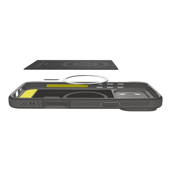 Etui Spigen Rugged Armor MagSafe do iPhone 17 Pro Max, Grey