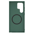 Etui NILLKIN do Samsung Galaxy S24 Ultra, Frosted Shield, do MagSafe, zielone