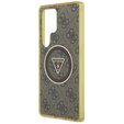 Etui GUESS Magnetic IML Metal Glitter 4G Circle Triangle do Samsung Galaxy S25 Ultra