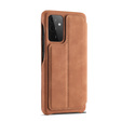 Etui z klapką do Samsung Galaxy A52 5G / 4G, LC.IMEEKE, brązowe
