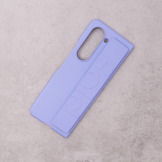 Etui do Samsung Galaxy Z Fold5 5G, z rączką, fioletowe