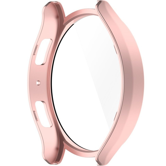 2w1 Etui + Szkło Hartowane do Samsung Galaxy Watch 6 44mm, Różowe złoto