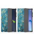 Etui do Lenovo Tab P11 Pro Gen 2 TB132FU TB132XU 11.2", Trójdzielne z miejscem na rysik, Kwiaty 