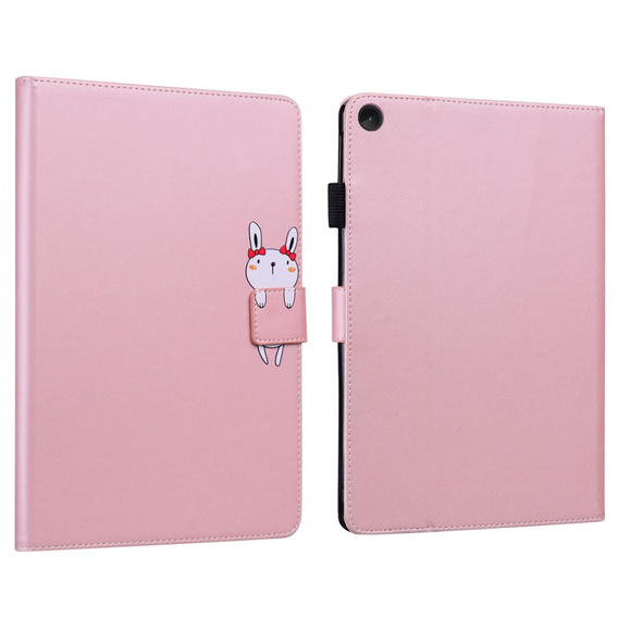 Etui do Lenovo Tab M10 Plus 10.6 Gen 3, z klapką, animal, różowe