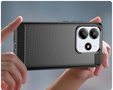 Etui do Xiaomi Redmi Note 14 5G, Carbon, czarne