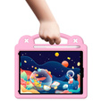 Etui do iPad 10.2" 2021/2020/2019 (9/8/7 gen.) / Air 10.5" 2019 (3 gen.) , Cute Patterns, z podstawką, Różowe