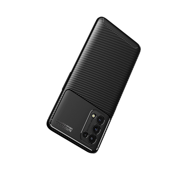 Etui do Oppo Reno 5 Pro 5G, Carbon Gel, czarne