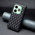Etui z klapką do Infinix Hot 40i, Wallet, BINFEN COLOR, czarne