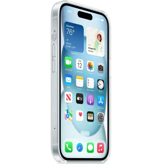 Etui Apple Clear Case MagSafe do iPhone 15